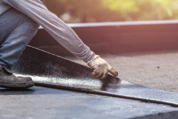 Professional Waterproofing technician working in Jessup, MD